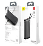 BASEUS 20000mAh QUICK CHARGE 3.0 + 18W TYPE-C PD FAST CHARGE POWERBANK BLACK