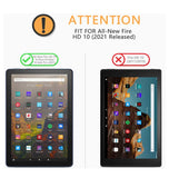 AMAZON FIRE HD 10" TABLET (2021) TEMPERED GLASS SCREEN PROTECTOR 2PK | OMOTON