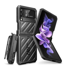 【新着商品】SUPCASE Galaxy Z Fold 3 5G (2021) SAMSUNG GALAXY Z FLIP 3 5G FULL BODY RUGGED PROTECTIVE CASE BLACK