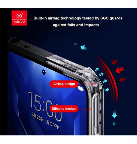 XIAOMI BLACK SHARK 5/5 PRO PROTECTIVE BUMPER CASE BLACK/CLEAR – ZEEK