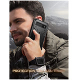 GOOGLE PIXEL 6A PREMIUM FULL BODY RUGGED REVOLUTION SERIES CASE BLACK | POETIC