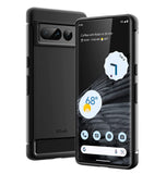 GOOGLE PIXEL 7 PRO PREMIUM SLIM FIT CARBON FIBRE DESIGN CASE MATTE BLACK | JETECH