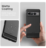 GOOGLE PIXEL 7 PRO PREMIUM SLIM FIT CARBON FIBRE DESIGN CASE MATTE BLACK | JETECH