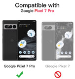 GOOGLE PIXEL 7 PRO PREMIUM SLIM FIT CARBON FIBRE DESIGN CASE MATTE BLACK | JETECH