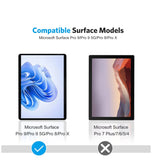 MICROSOFT SURFACE PRO 9/8/X TEMPERED GLASS SCREEN PROTECTOR 3PK | OMOTION