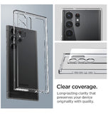 SAMSUNG GALAXY S23 ULTRA PREMIUM ULTRA HYBRID CRYSTAL CASE CLEAR | SPIGEN
